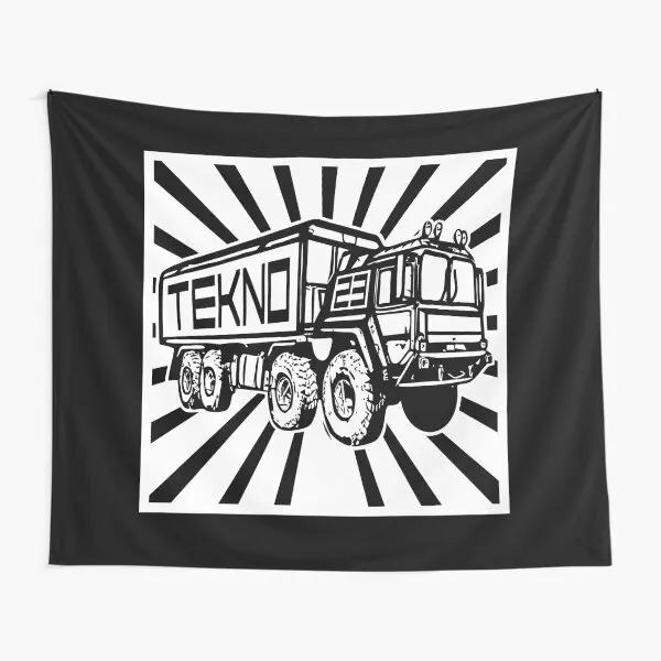 23Ve003 Tekno 23 Truck  Tapestry Home Travel Yoga Hanging Living Colored Art Blanket Room Wall Beautiful Decoration Towel Decor