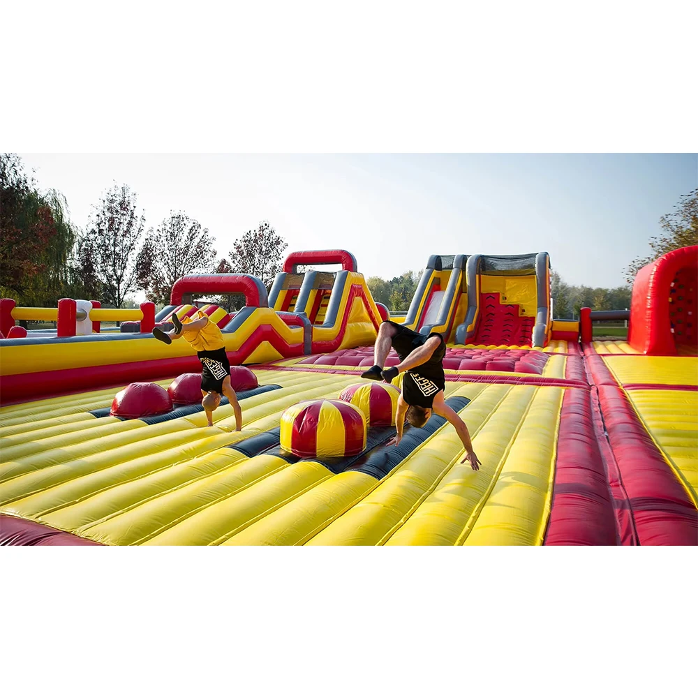Commercial PVC Inflatable Bouncy Castle with Over 500kg Capacity for Adults-Obstacle Course & Climbing Games