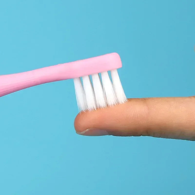 3pcs Kids Toothbrush Soft Fur 2-5 Years Old Baby Oral Care Tooth Brush Cleaning Teeth Candy Color Children Dental Care Tools