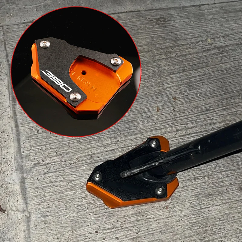 

New For KTM 390 250 Adventure ADV 390ADV 2020-2024 250ADV Side Stand Pad Plate Kickstand Enlarger Support Motorcycle Accessories