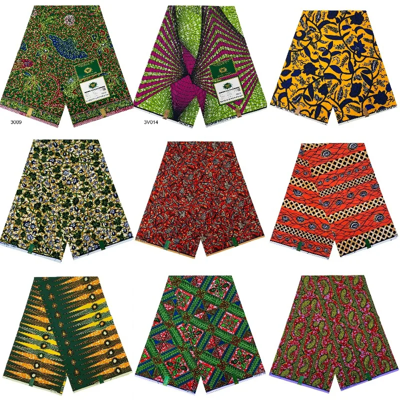 

Veritable Wax Guaranteed Real Wax Print Fabric Dutch Hollandais Pagne Africa Dress 100% Cotton