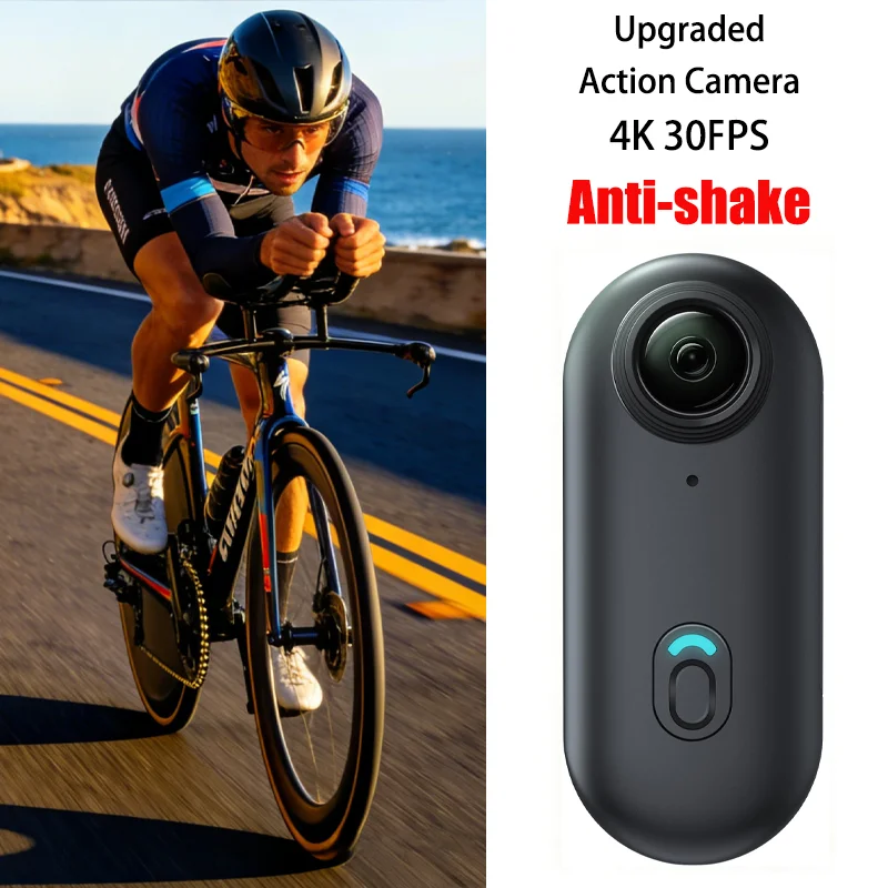 

4K Ultra HD Anti Shake Action Camera EIS Waterproof Pocket Cam WiFi Sports Vlog Motorcycle Bike Outdoor Adventure Video Recorder