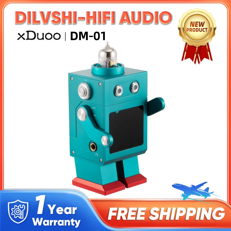 

XDUOO DM-01 earphone amplifier USB DAC DSD CS43131 MQA Vacuum tube amplifier 12AU7 BLUETOOTH 5.4 X12007