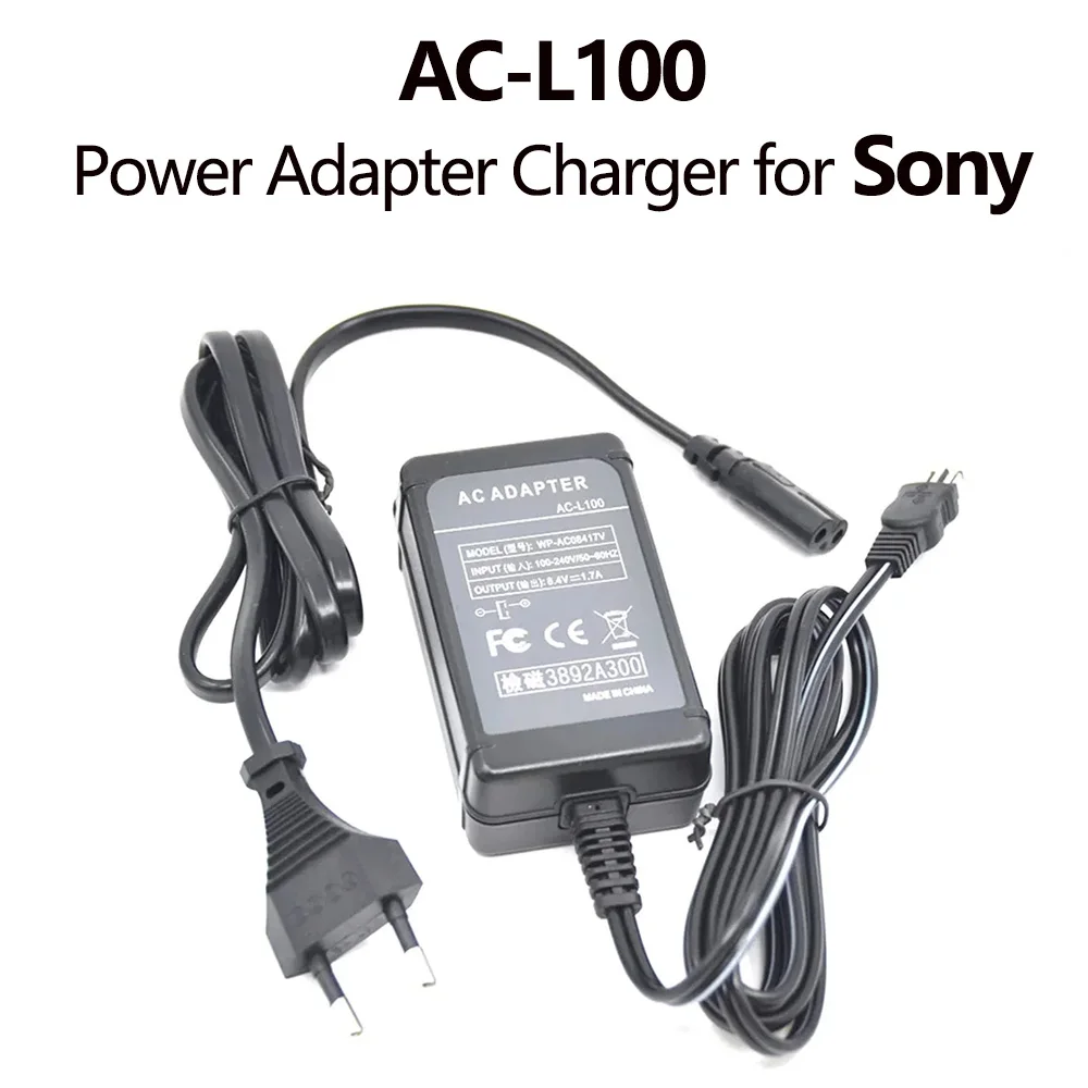 AC-L100 AC L100 AC-L15 AC-L10 Camera AC Adapter Charger for Sony DCR-TRV325 CCD-TRV57 HDR-AX2000 HXR-MC2000N DSC-S85 CCD-TRV218E