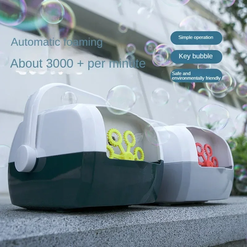 

NEW Bubble Gun for Kids, Automatic One-button Bubble Blower, Stage Electric Bubble Machine Wholesale