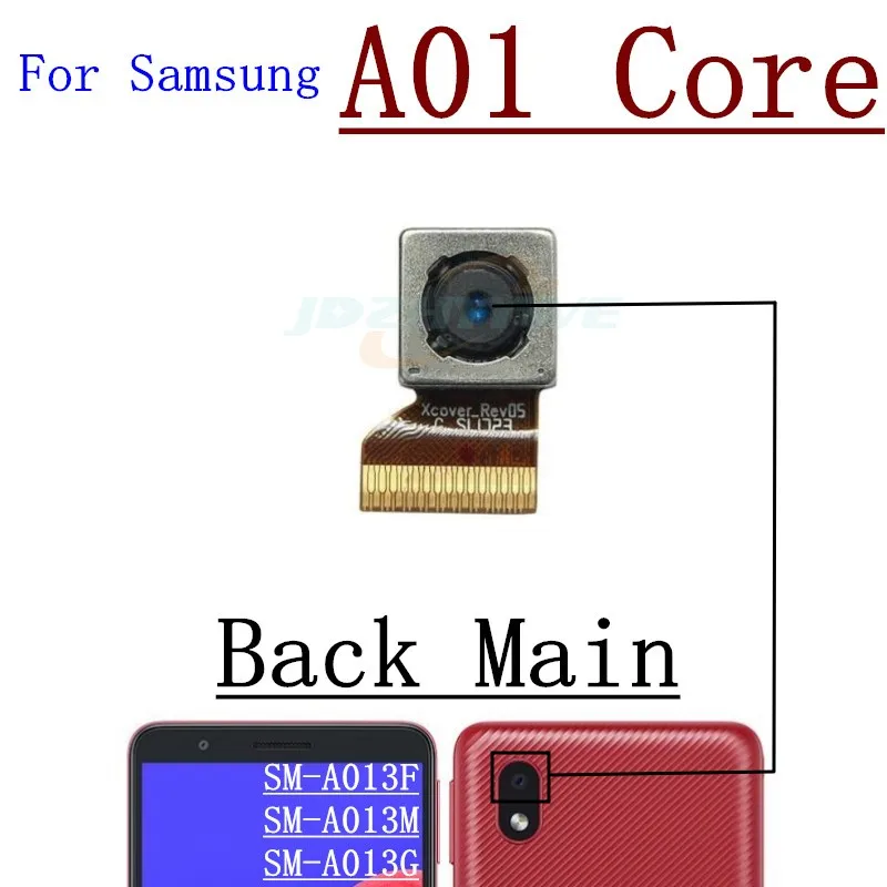 Rear Camera For Samsung Galaxy A01 Core A11 Selfie Back Facing Backside Front Small Camera Module Flex Spare Parts