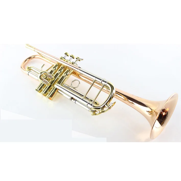 

Wholesale B-flat 3 keys Phosphor bronze trumpet set cornet wind instrument