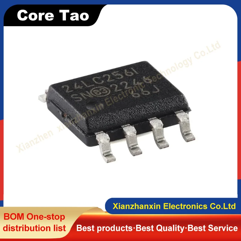 5pcs/lot 24LC256-I/SN 24LC256I SOP8 Memory chip