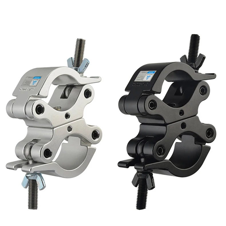 

Поворотный парный зажим с 10 шт., фиксирующий лучевой светильник на 90 градусов, подходит для 2-дюймовой глобальной ферменной трубы, нагрузка 500 кг для настройки сцены