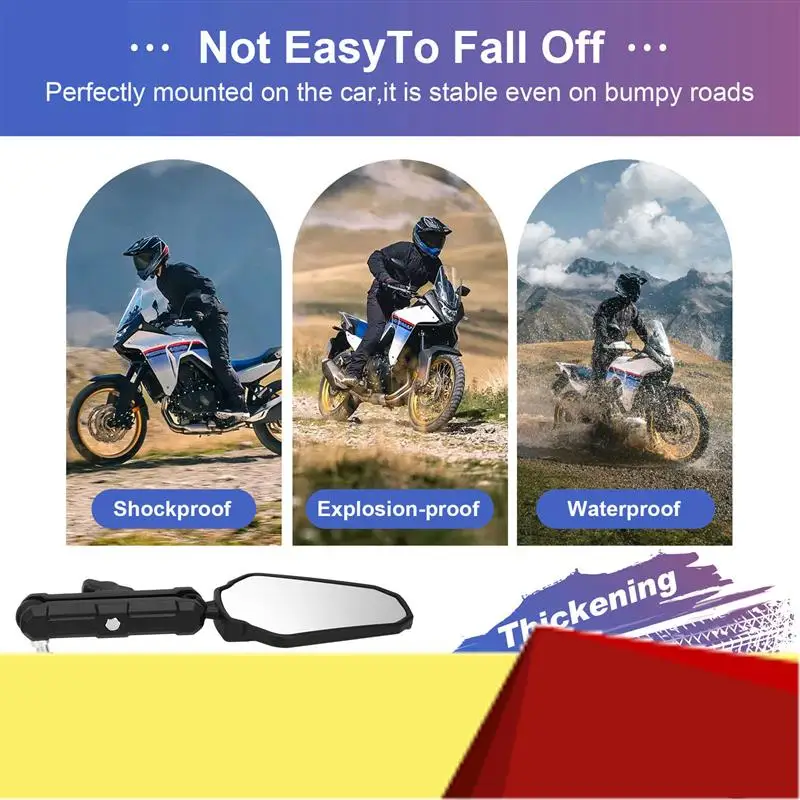 

Motorcycle Rearview Mirror Accessories Adjustable Side Mirrors For Honda Transalp XL750 XL 750 Transalp 2023 2024-M53K