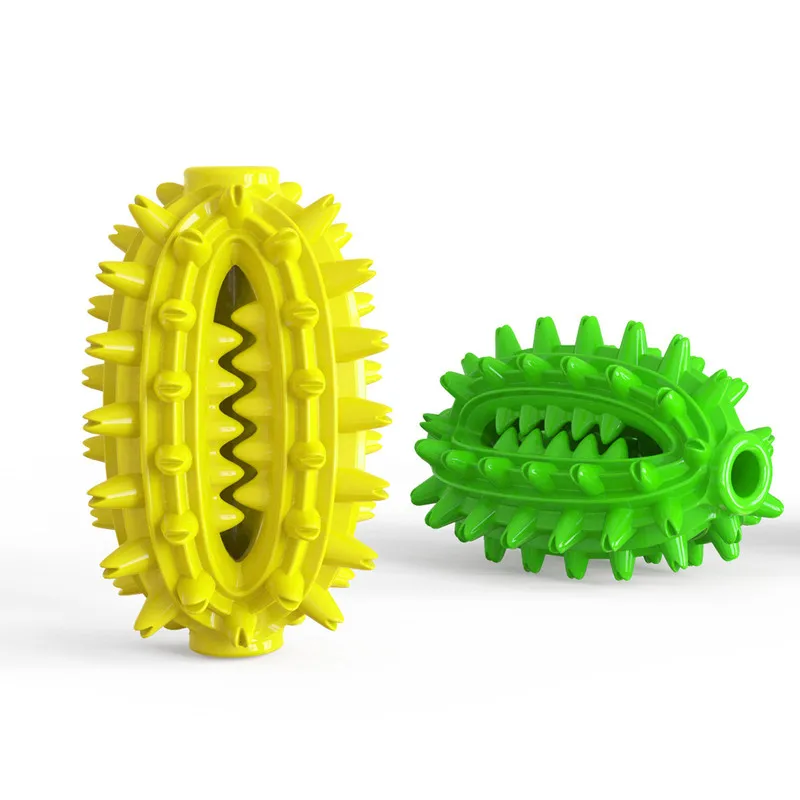 Cactus Shaped Dog Toothbrush Chew Stick Toy for Teething Dogs Eco-Friendly Pet Dental Care Fun Doggy Teeth Cleaning Accessory