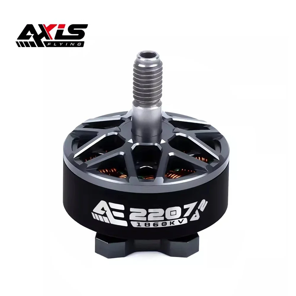 4 Stück Axis flying ae2207 v2 1860kv 1960kv 4 ~ 6s Lipo bürstenloser Motor 5mm für RC fpv 5/6inch Freestyle Racing Drohne Quadcopter