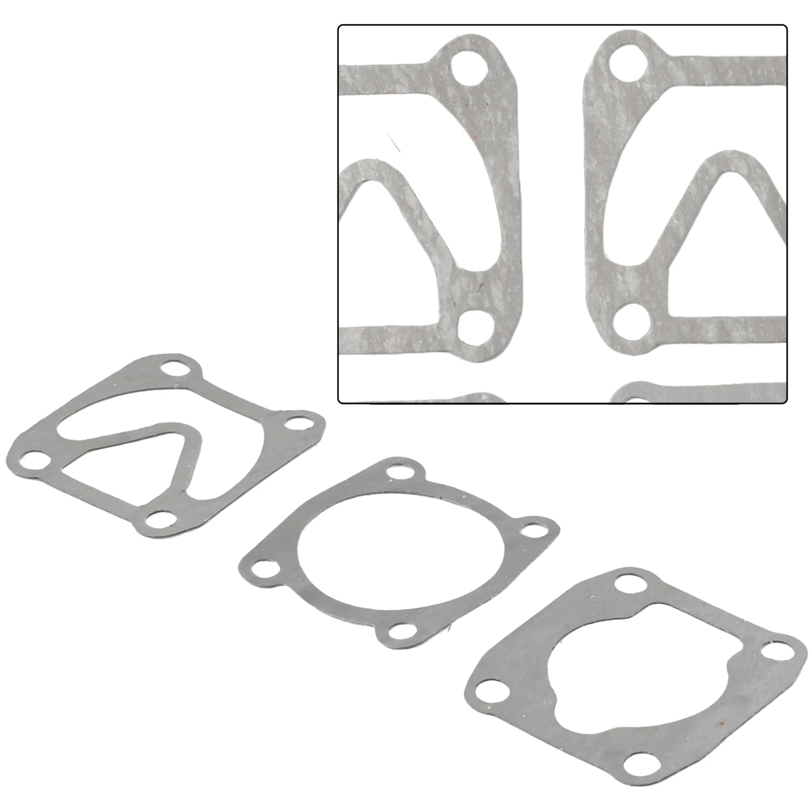 Air Compressor Maintenance Kit 3 Set 3-in-1 Cylinder Head Base Valve Plate Gaskets Washers Compatible with Standard Units
