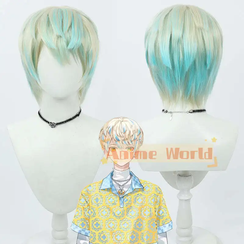 Virtual YouTuber NIJISANJI Oriens Hibachi Mana Cosplay Wig