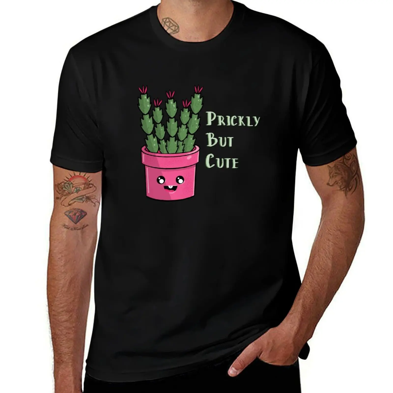Kawaii Christmas Cactus Succulent Prickly But Cute T-Shirt Sun Protective Outdoor Tee Top