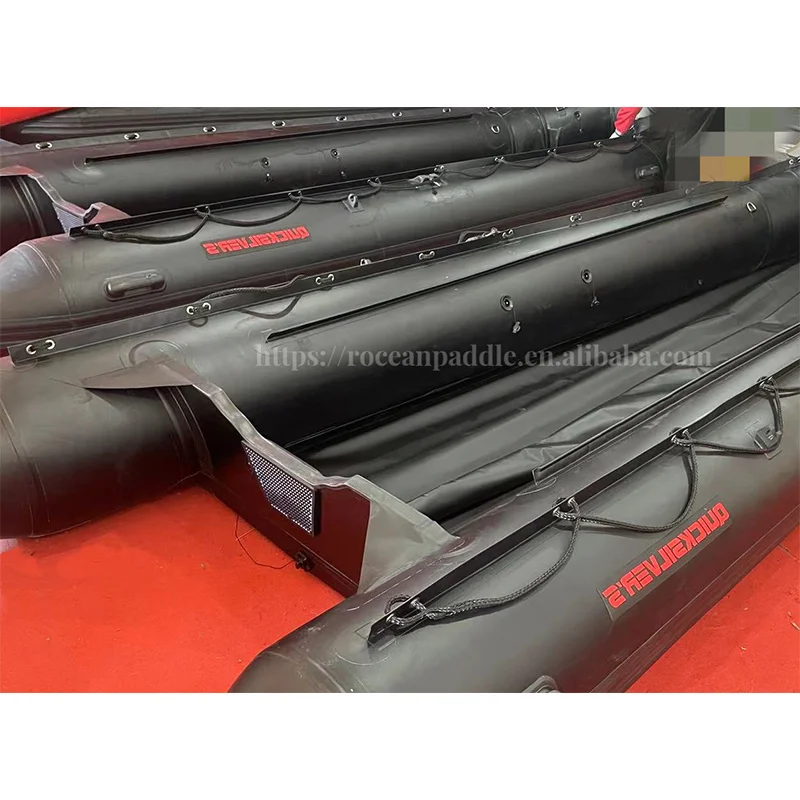 Zodiac 6m Stock 1.2mm Pvc Semi-rigid Inflatable Rowing Boat Fishing For Sale