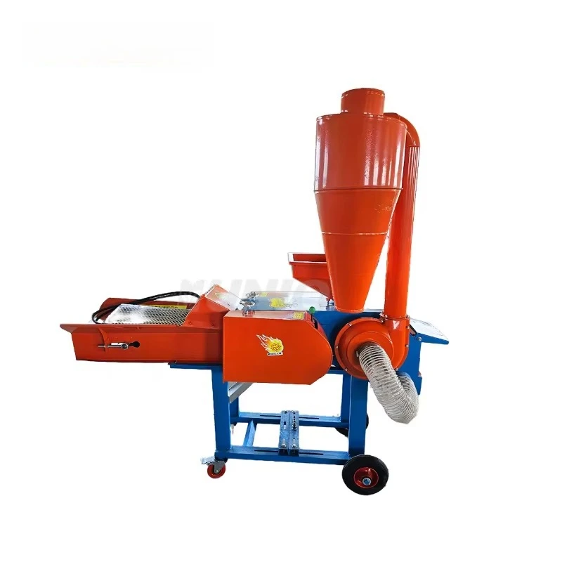 

Hot selling：New 220V Home Use Capacity Chaff Cutter Crusher Machine Grass Feed Chopper for Animal Husbandry