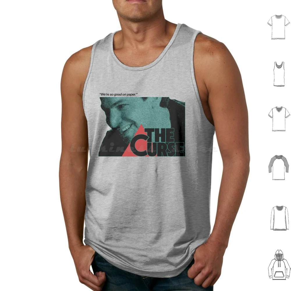 The Curse-Asher-We Look Good On Paper Tank Tops Print Cotton The Curse Show Nathan Fielder Asher Dougie Whitney