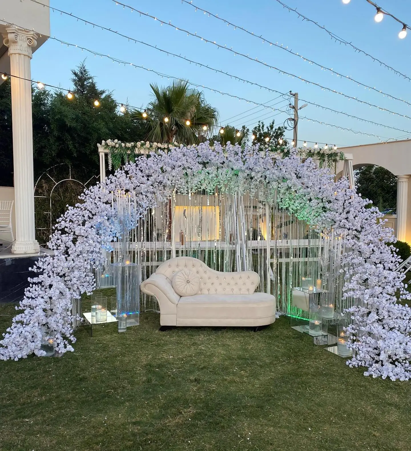 

Elegant Silver Metal Wedding Arch Circular Backdrop Groom Bride Centerpiece Decor 2025 New Design