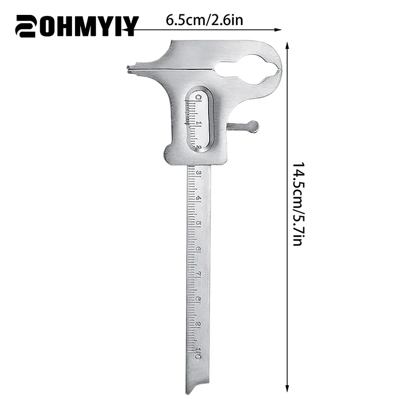 

Dental Caliper Ruler With Digital Markings For Teeth Measuring Stainless Steel Measuring Dentistry Surgical Instruments Tools