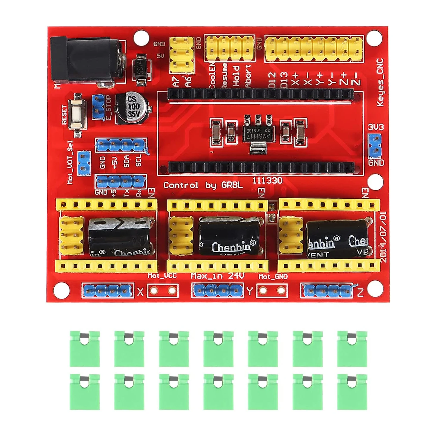 CNC Shield V4 Engraving Machine Compatible with Arduino Nano 3.0 / A4988 Driver Expansion Board Module for 3D Printer DIY Kit