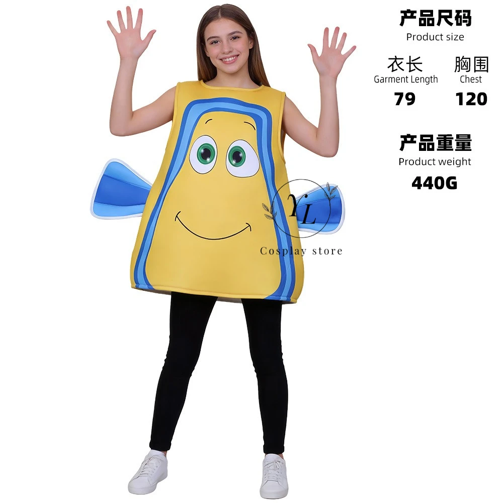Grappige Nemo Clown Vis Cosplay Kostuum Dory Clown Vis Cosplay Onderwater Mobilisatie Halloween Grappig Kostuum Voor Vrouwen Mannen YL