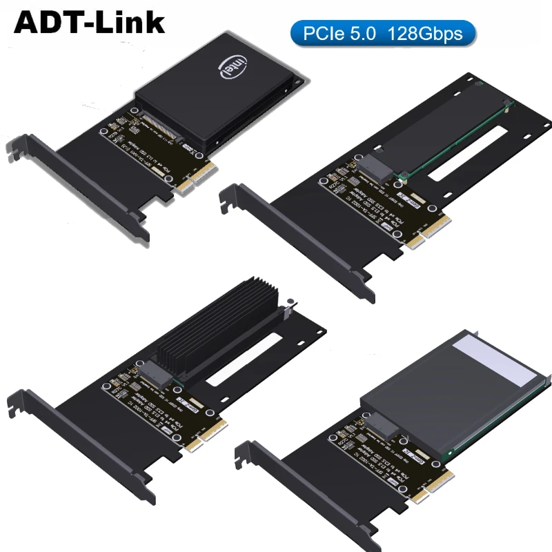 

Brand New PCIe 5.0 X4 to U.2 U.3 E1.S/E3.S SSD Hard Disk Adapter Card PCI-E 4.0 Gen 5/4 4X to E1.S/E3.S Hard Drive SSD Converter