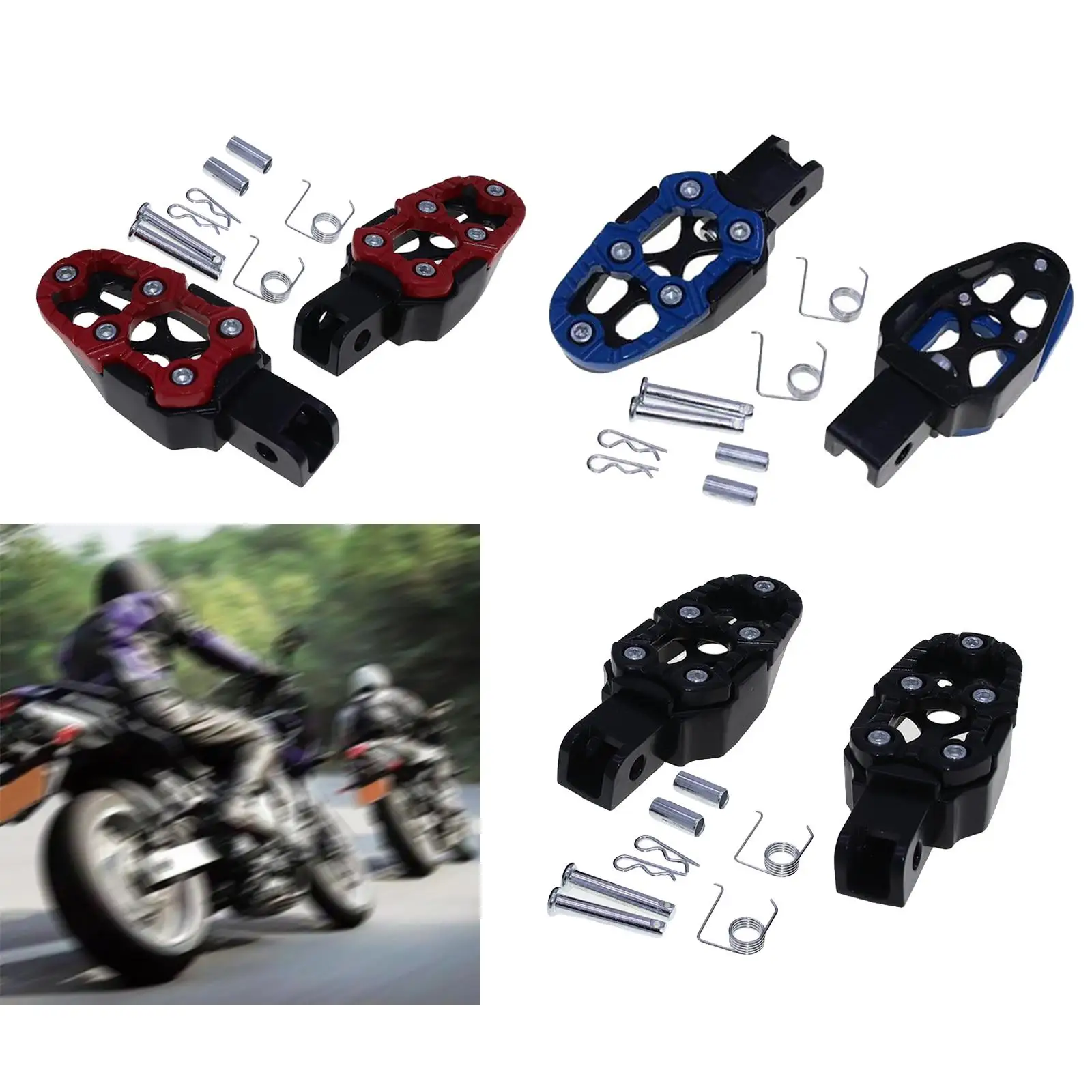 

Подставки для ножных педалей Универсальные аксессуары Байк для установки Стабилизация