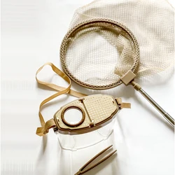 Boîte à insectes portable pour l'extérieur, kit de filet de capture d'insectes, loupe d'Léger, jouet d'exploration de jardin pour enfants