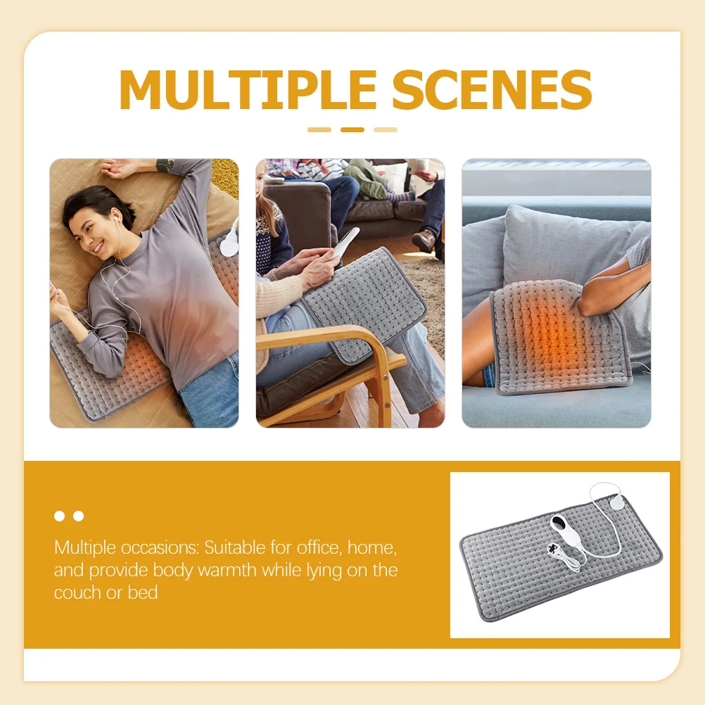 

Electric Blanket 10 Heat Settings Fast Heating Soft Warm Throw For Bed Office Use Heated Blanket Single