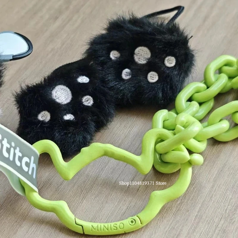 2025 novo miniso disney brinquedo de vinil ponto panda versão região chinesa limitada anime figura móvel ornamento de mesa chaveiro