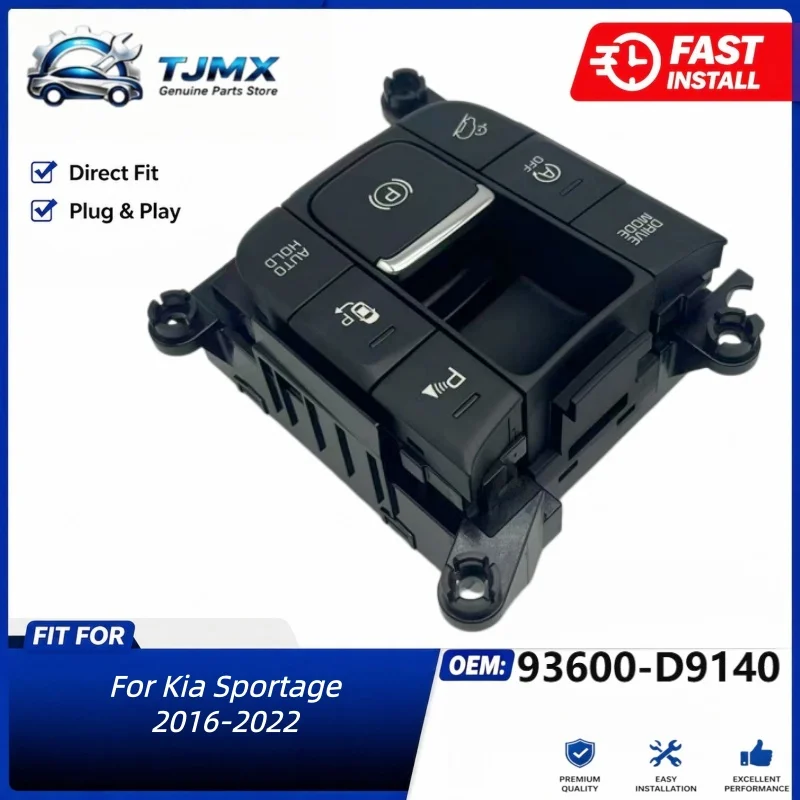 93600-D9140 93600D9140 Electronic Parking Brake EPB Switch Downhill Assist Button for Kia Sportage 2016-2022