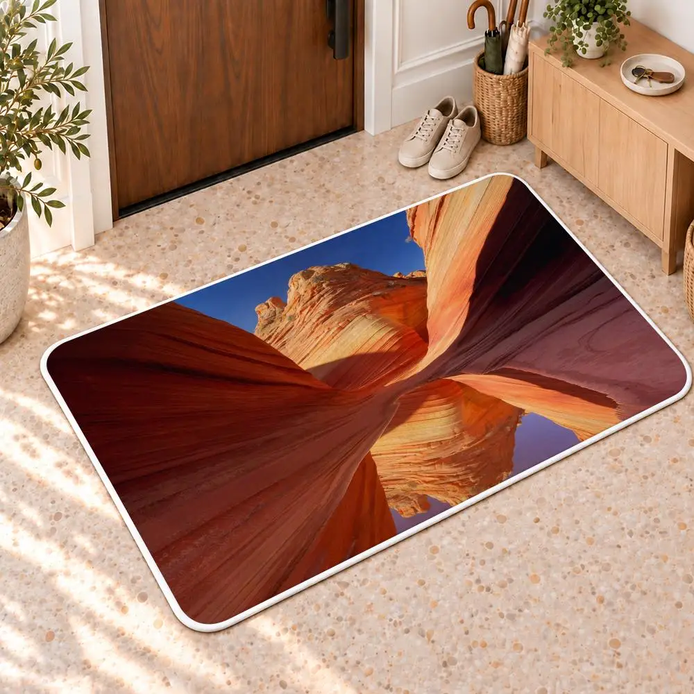 Grand Canyon National Park Floor Mat Flannel Rug Soft Non Slip Door Mat For Bathroom Bedroom Kitchen Living Room Home Decor