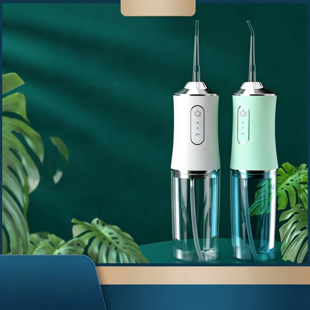 Electric Dental Oral Irrigator Portable Water Flosser Rechargeable Teeth Cleaner Tool For Personal Hygiene And Travel