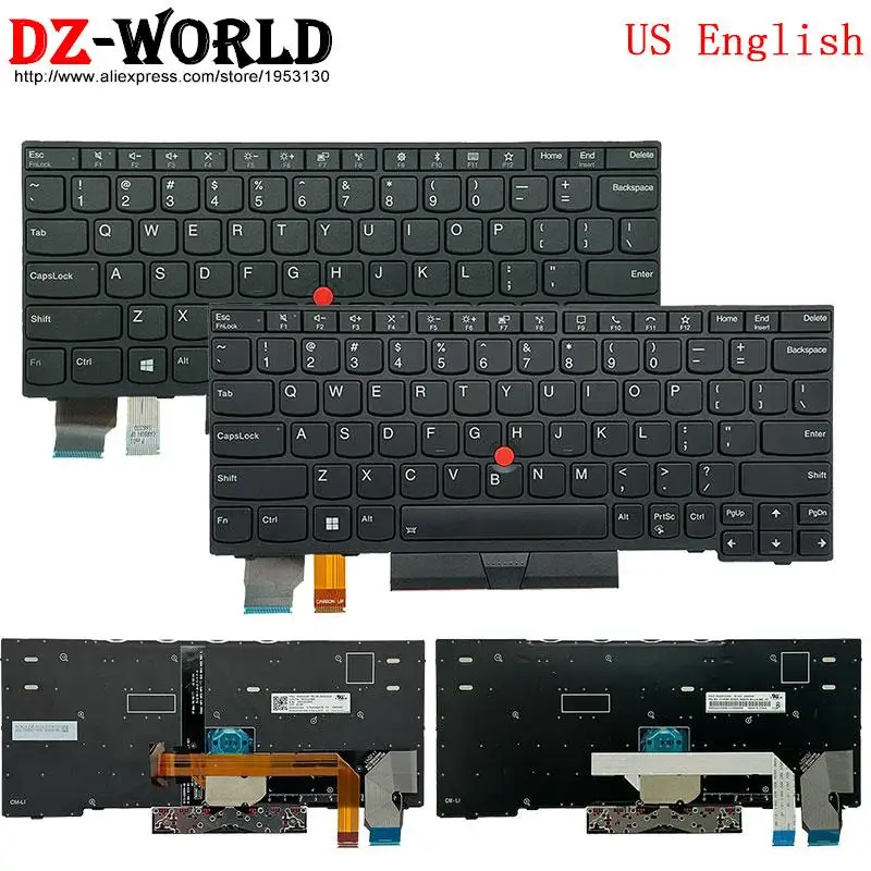 US English Backlight Keyboard for Lenovo Thinkpad X280 A285 X390 X395 X13 L13 Yoga Gen 1 2 Laptop 01YP080 5N20V43181 01YP120