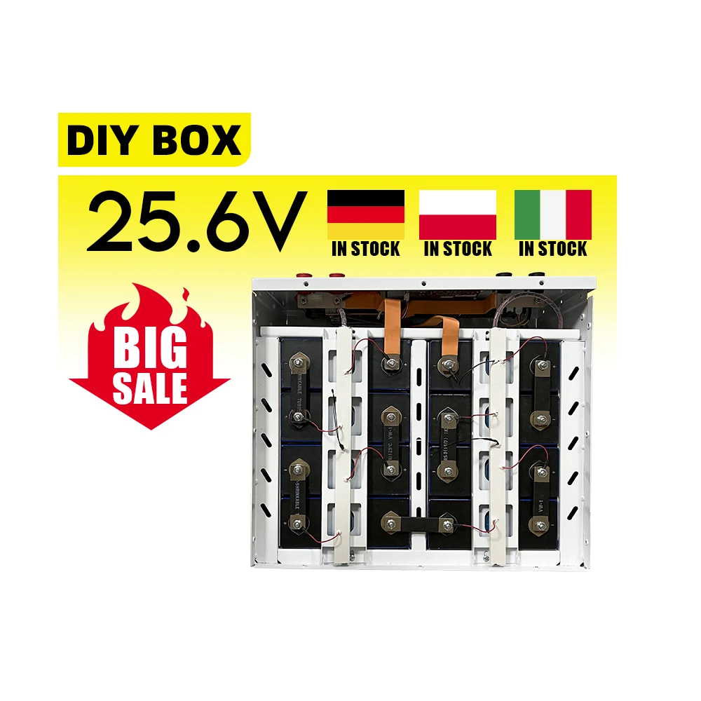 Blackcell Lifepo4 Empty DIY Box Case 24V 8s 280ah 302ah Lithium Ion Batteries Lifepo4 Battery for Solar Energy System