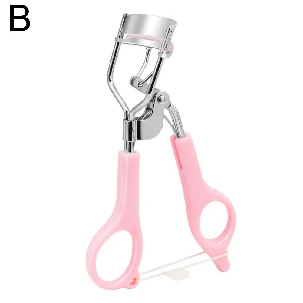 Pro Makeup Eyelash Curler Beauty Tools Lady Women Nature Lash Handle Cute Curl Curler Eye Style Eyelash T8W6