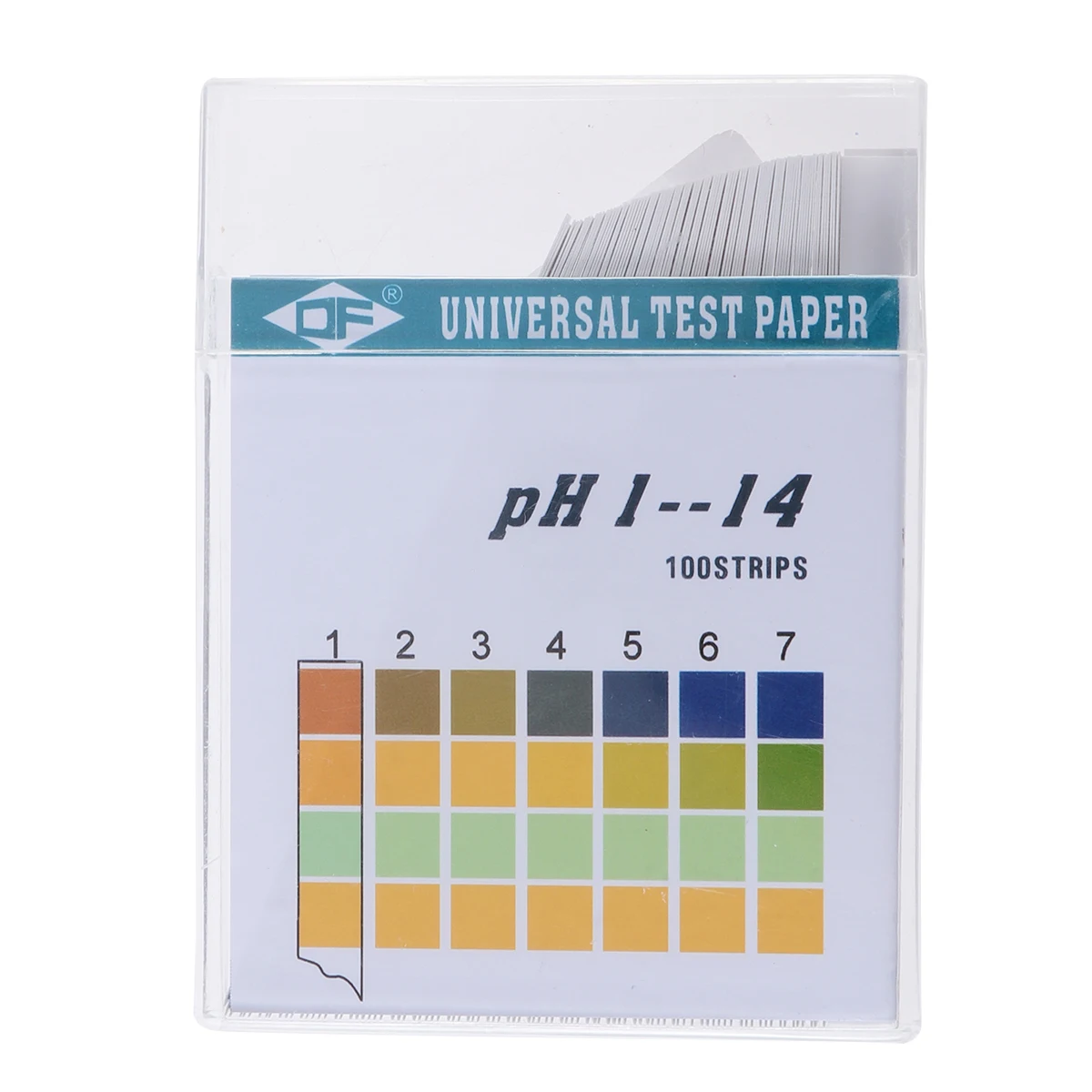 

100 pcs 0-14 PH Test Strips Four Colour Recognition with Large Measuring Range 0 – 14 Quick and precise Liquid Measure PH