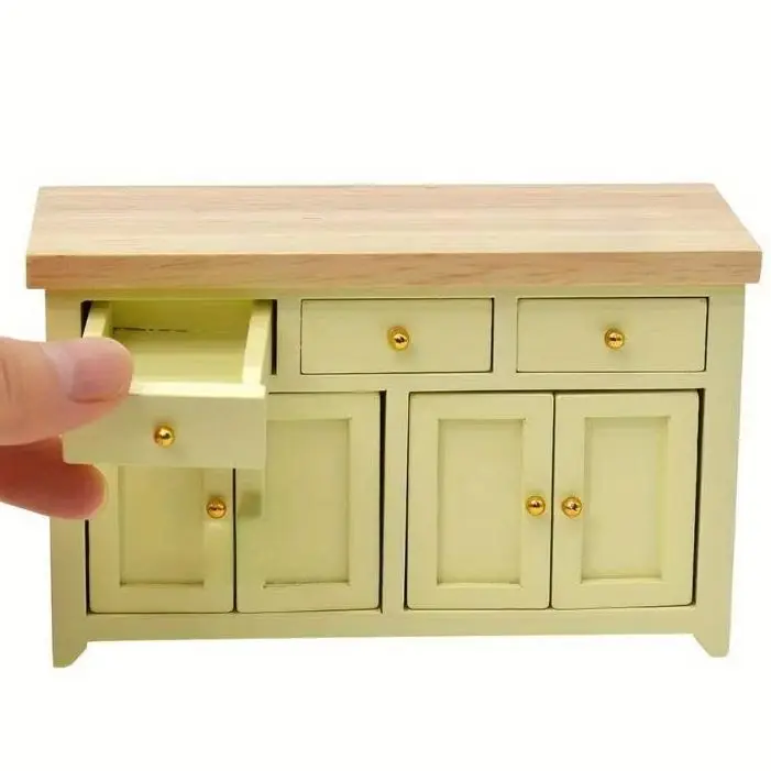 

Аксессуары «сделай сам», 1 шт., масштаб 1/12, шкаф для кукольного домика, миниатюрный кукольный домик березы для гостиной, имитация шкафа для хранения