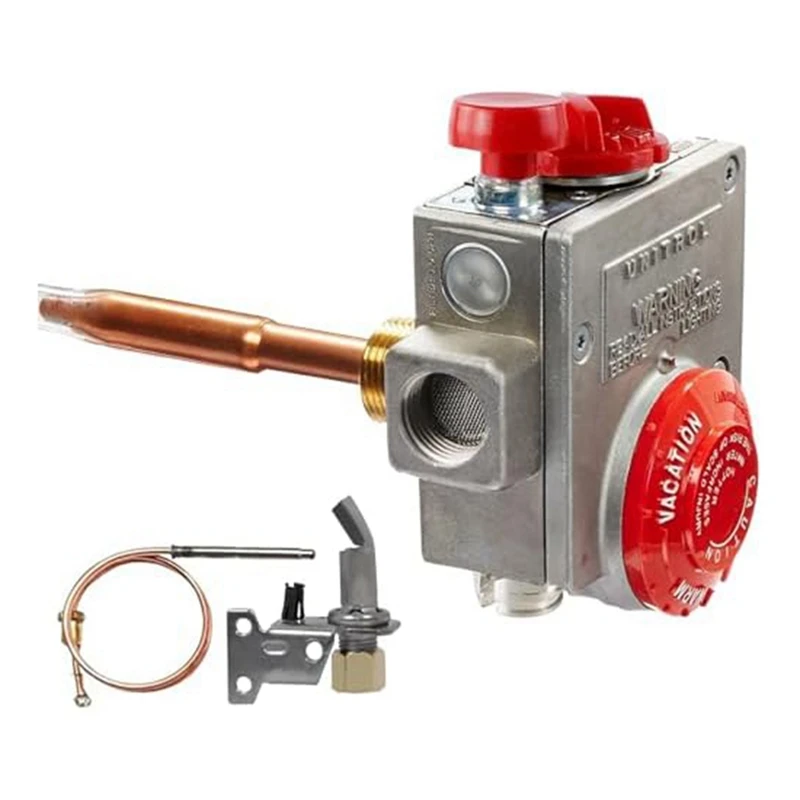 

110-326 Heater Natural Gas Water Heater Valve With 1-3/8 Inch Handle, 3-1/2 Inch Toilet For Robertshaw