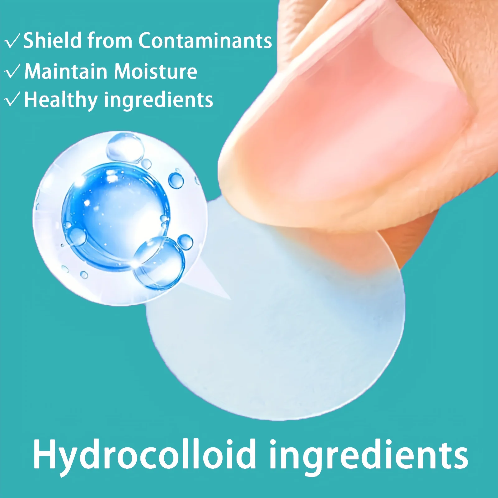 رقعة حب الشباب الغروانية المائية، جوهر العناية لتنظيف الوجه، ملحق الأدوات، غير مرئي ومقاوم للماء، مناسب لجميع أنواع البشرة #6