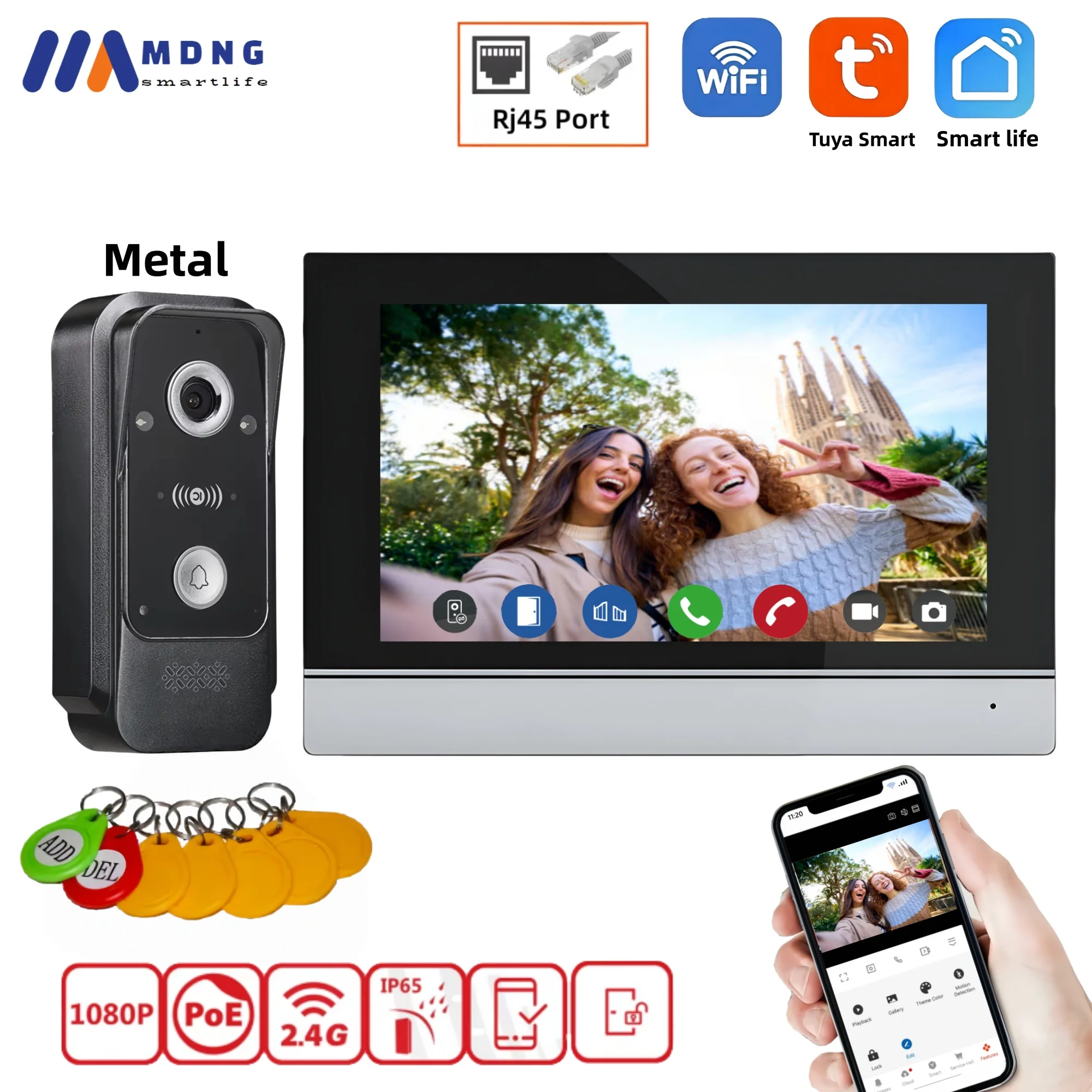 Комплекты IP-видеодомофона Tuya