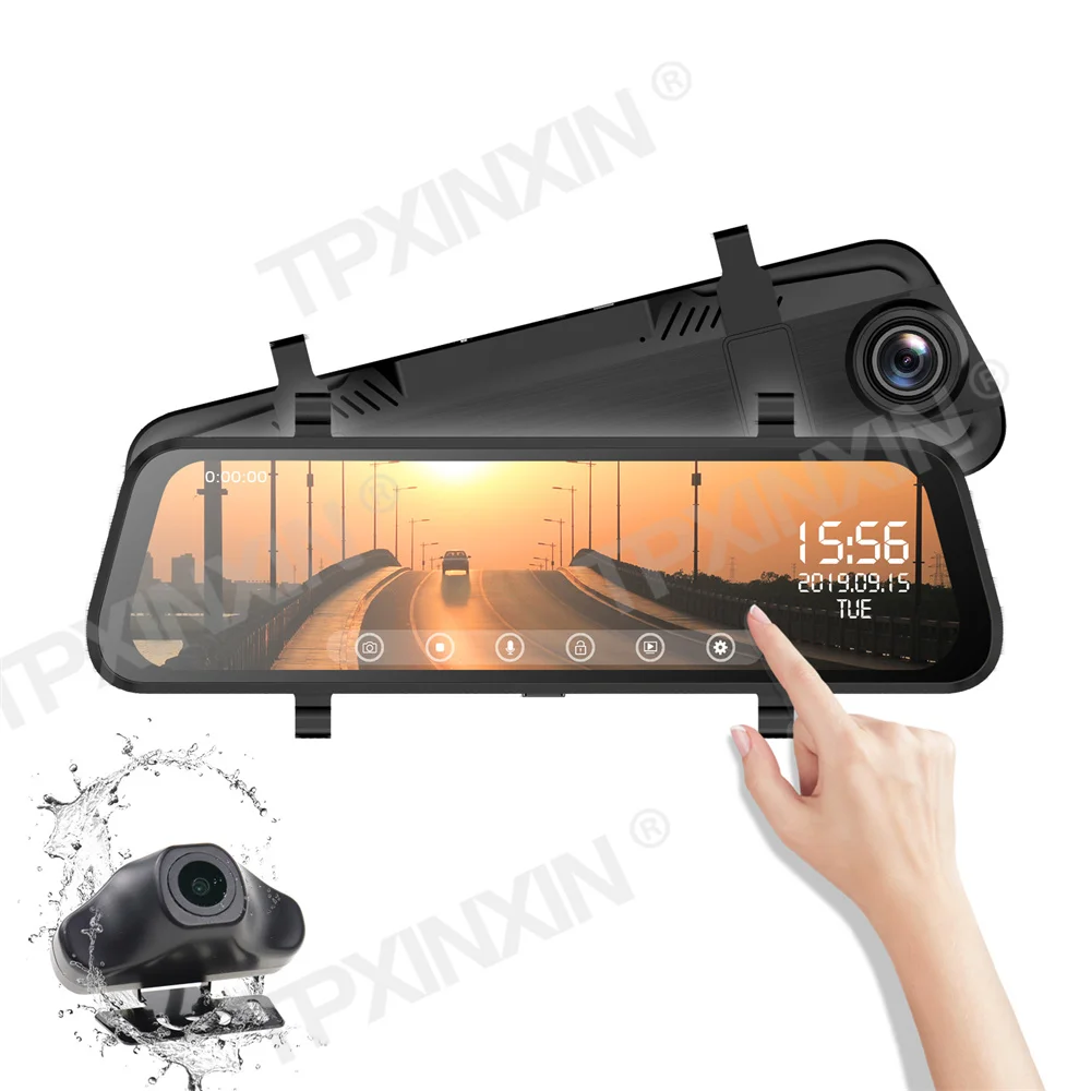 Mirror Camera For Car Touch Screen 70mai Dash Cam Pro Plus A500S 1944P ADAS GPS 1080P HD Night Vision Dash Camera Recorder