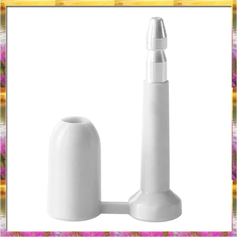 AA46 HOT-Anti-Theft Container Seal Lock Disposable Bullet Shape Lead Seal High Strength For Logistics Sealing White