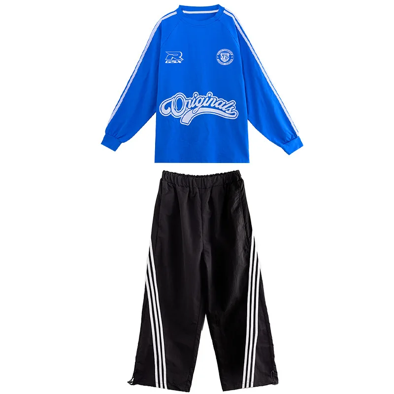 Tute per bambini 2 pezzi Set per ragazzo ragazza T-shirt Pantalone Streetwear Tute sportive Felpa Pantaloni sportivi Abbigliamento Costume