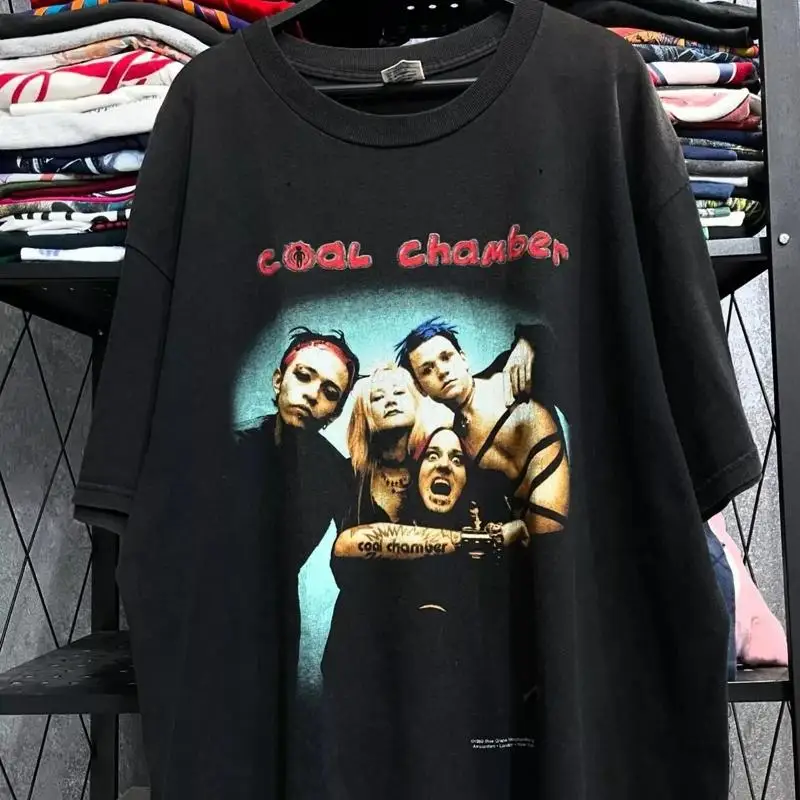 Coal Chamber Band Tee 1999s Rock Band Black Unisex T shirt Reprint S-5XL