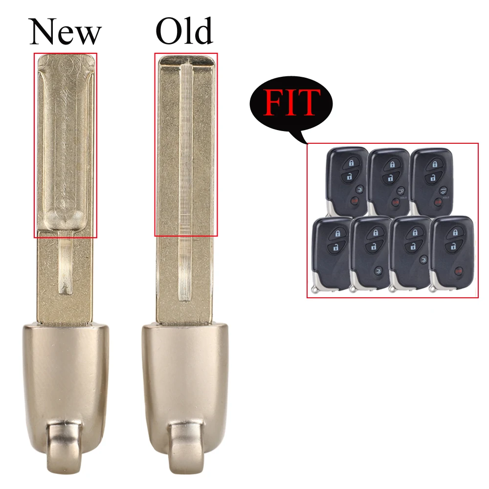 Jingyuqin Remote Smart Car Key Uncut Blank Blade For Lexus IS250 IS350 ES350 LX570 GS460 CT200h GX460 LS600h