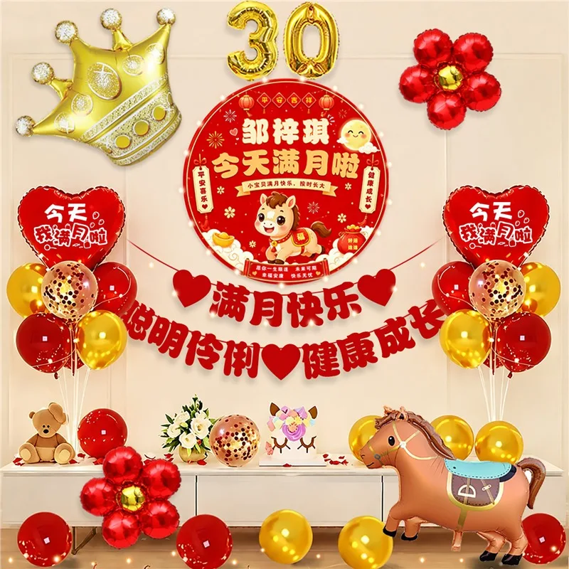 decoraciones-para-fiestas-de-cumpleanos-y-celebraciones-de-30-dias-de-bebe-tanto-para-ninos-como-para-ninas-con-globos-y-elementos-decorativos-para-la-pared-ideales-para-baby-showers-y-celebraciones-de-100-dias