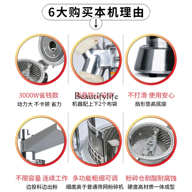 2 Small household water mill Commercial grinder