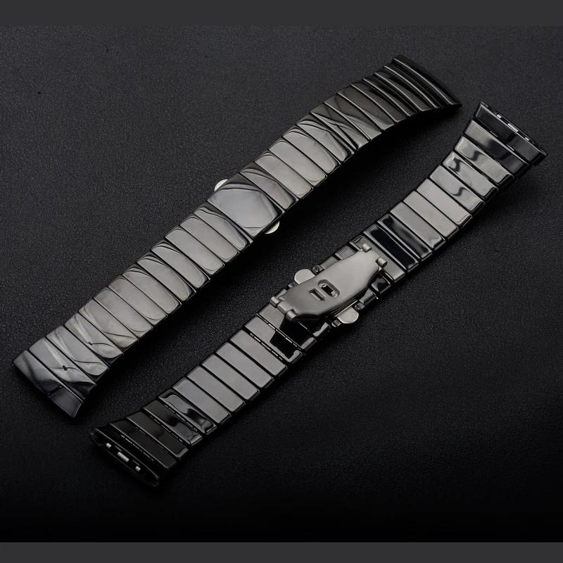 High Quality Ceramic Watch Strap For Rado Sintra Series Watchband Black Ceramic Bracelet Women Men 17mm 29mm 26mm